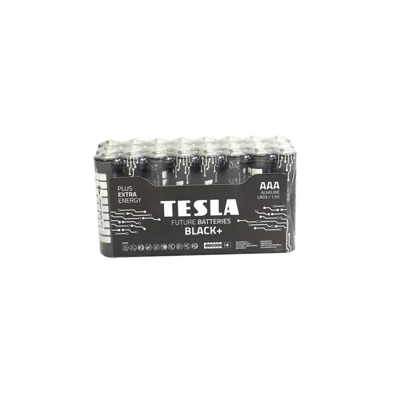 TESLA Black Alkaline batteri AAA LR03 (24 stk) - 2293098 Tesla
