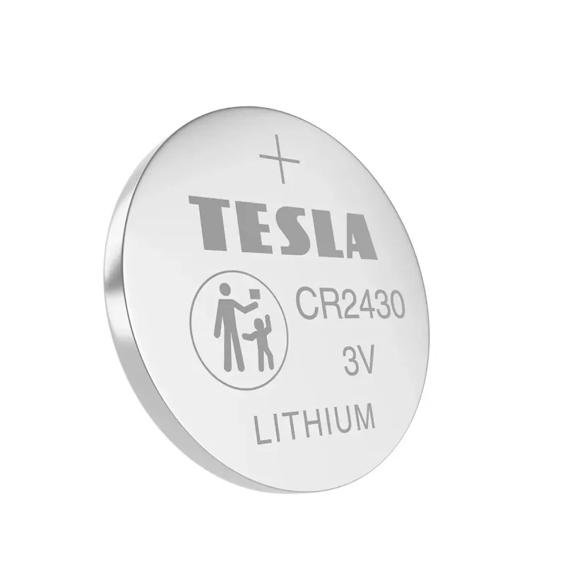 TESLA batteri CR2430 lithium 5-pak - 2293113 Tesla