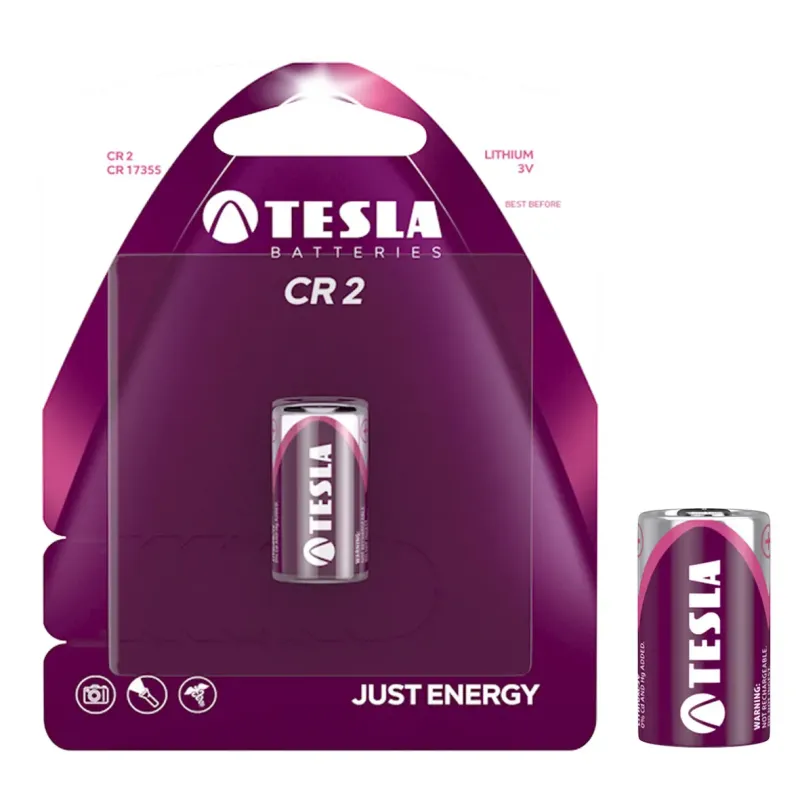 TESLA Batteri CR2 3V Lithium 1-pak - 2293115 Tesla