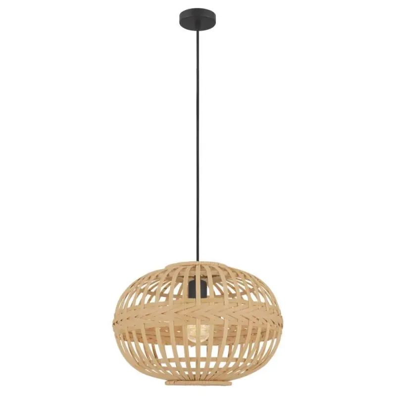 EGLO Amsfield Pendel E27 Ø380 Bambus - Pendellampe - 49771 Eglo