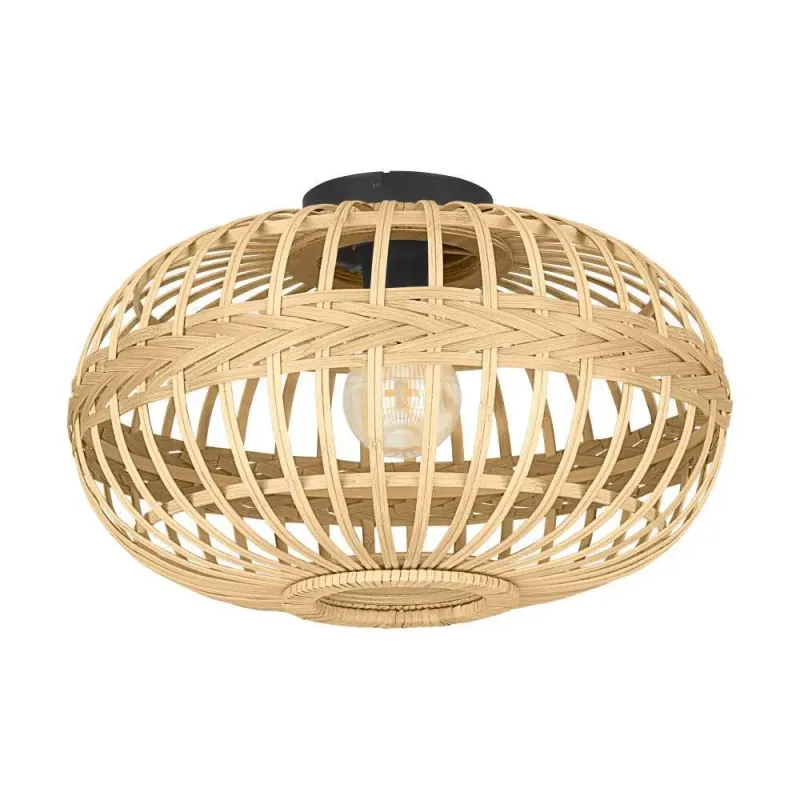 EGLO Amsfield Loft E27 Ø450 Natur - Loftlampe - 43723 Eglo