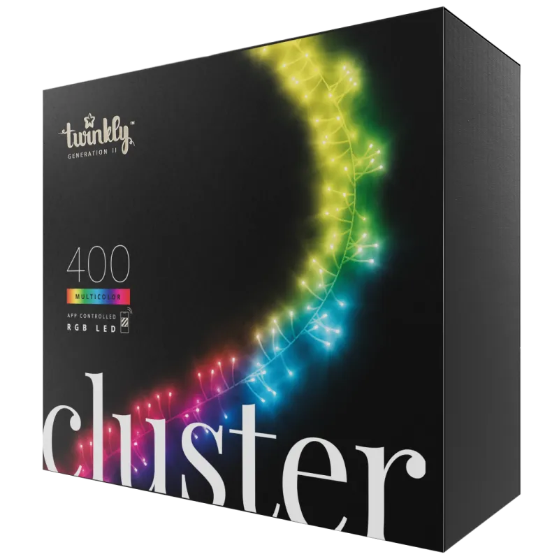 Twinkly Light Cluster - 400LED Rgb 6m Lang