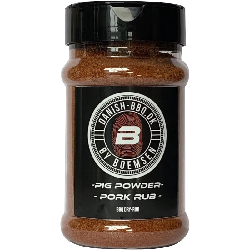 Danish BBQ - Pig Powder  - 220G - Rub Danish BBQ by Boemsen