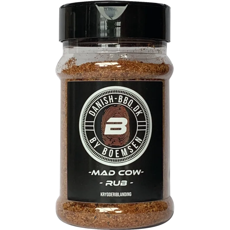 Danish BBQ - Mad Cow - 220G - Rub Danish BBQ by Boemsen