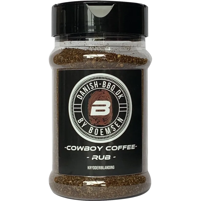Danish BBQ - Cowboy Coffee - 220G - Rub Danish BBQ by Boemsen