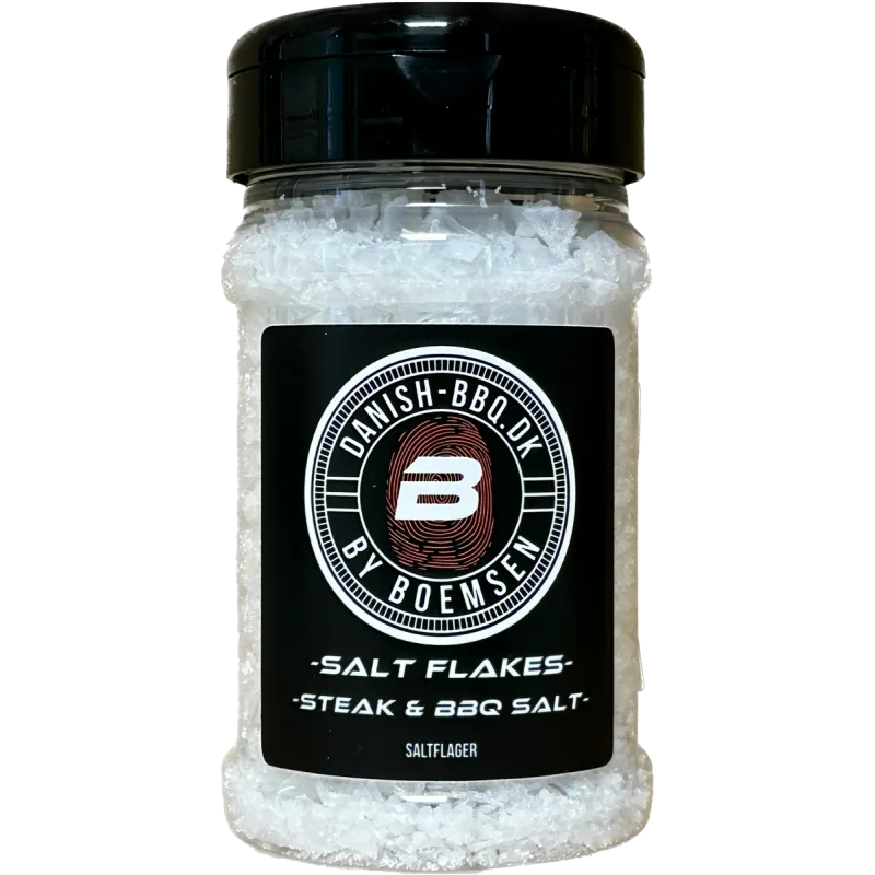 Danish BBQ - Salt Flakes - 180G - Rub Danish BBQ by Boemsen
