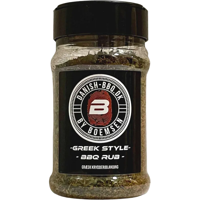 Danish BBQ - Greek Style - 140G - Rub Danish BBQ by Boemsen