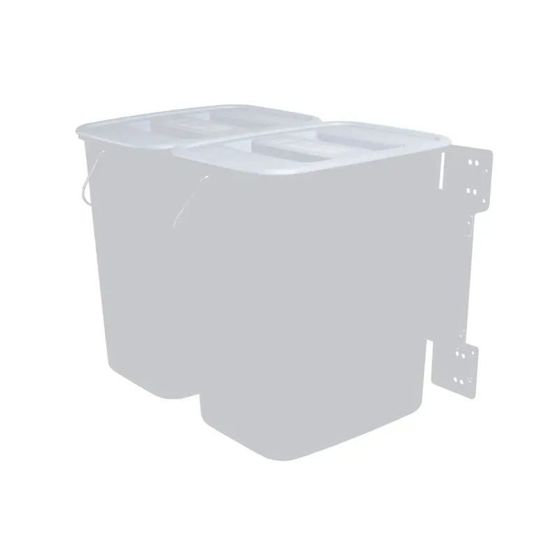 NP Affaldssystem udtræk 2x12 spande Nordisk Plast