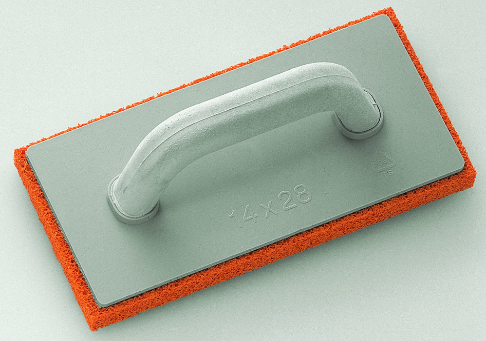 Flisebræt 20 mm rødt svampegummi Plastform