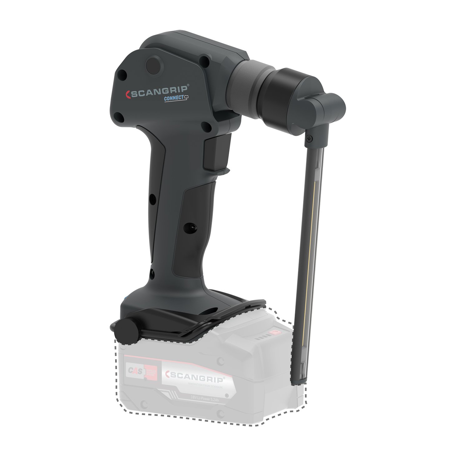 Håndholdt arbejdslampe MULTILIGHT FLEX CONNECT 750 lm Scangrip