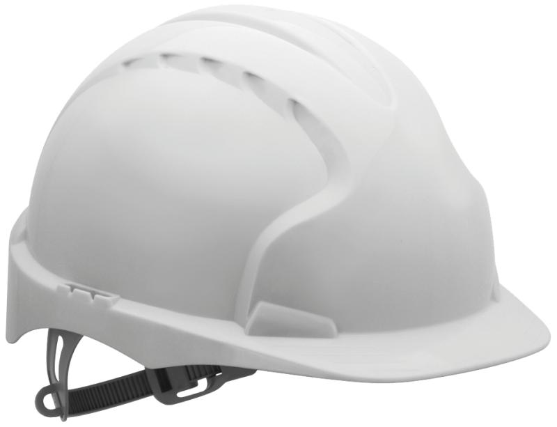 Sikkerhedshjelm JSP EVO3 uventileret - hvid JSP