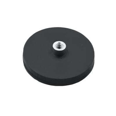 Gummibelagt neodymium magnet Ø66x8