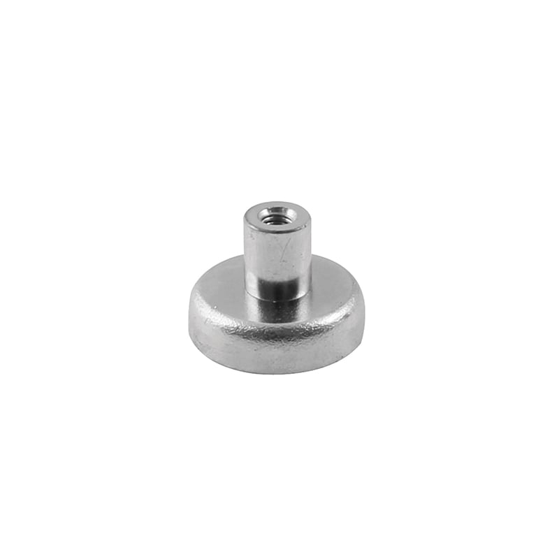 Lav Ferrit pottemagnet Ø10x4