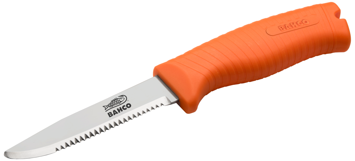 Arbejdskniv 102mm bølgeskær orange 1446-FLOAT Bahco