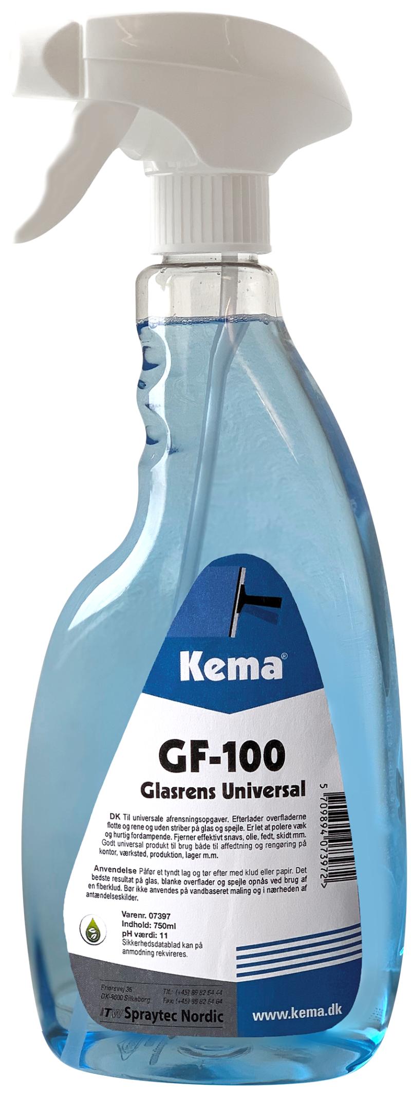 Kema glasrens GF-100 triggerspray 750ml Kema