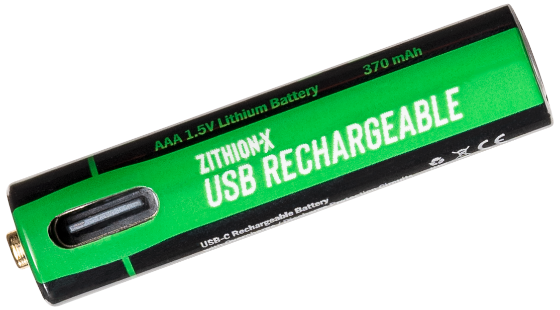 Coast AAA 750 mAh USB-C genopl. batterier