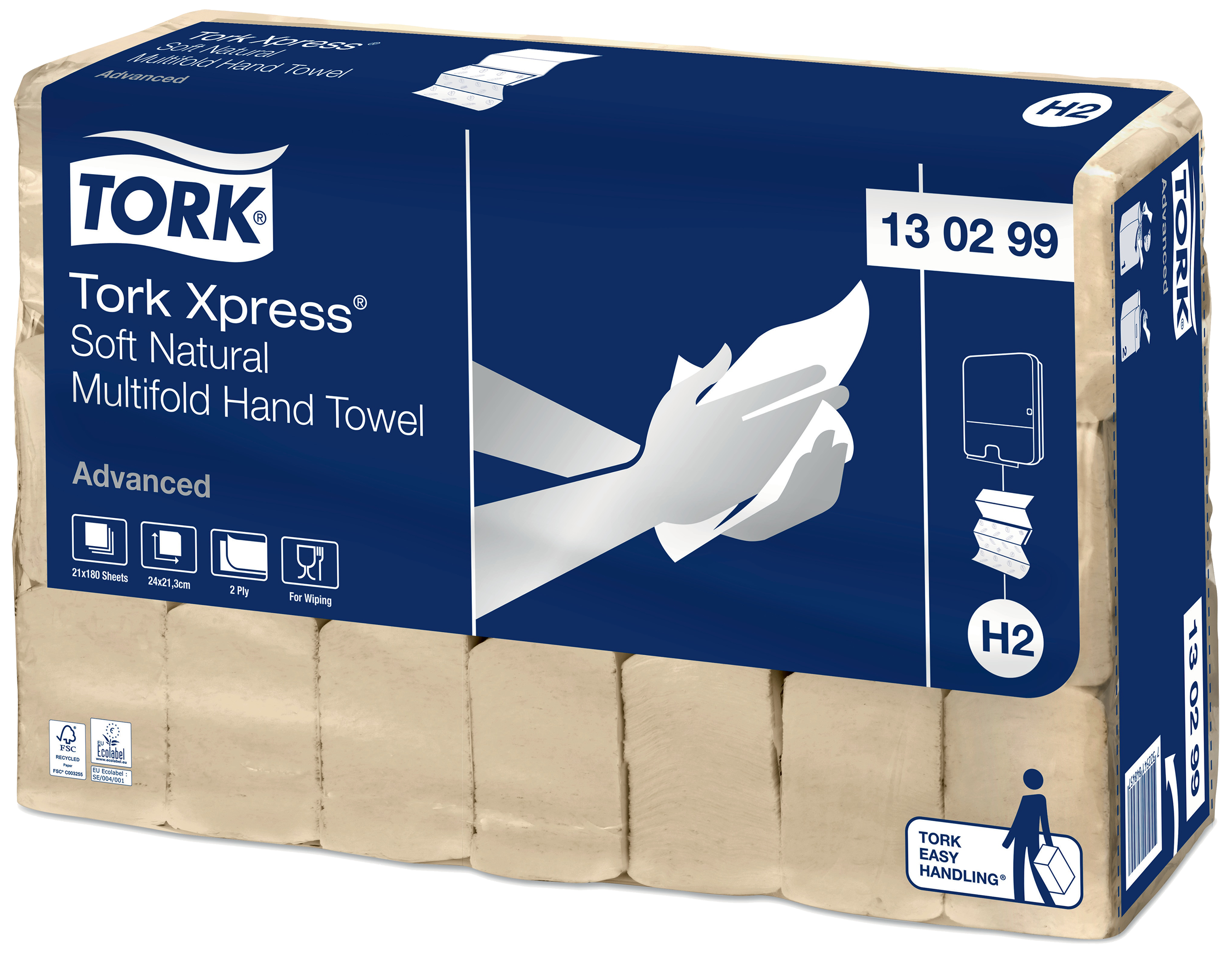 Tork håndklædeark Xpress H2