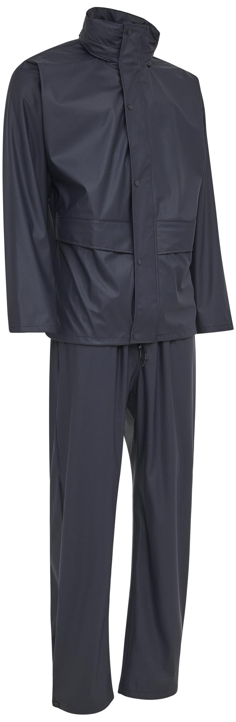 Regnsæt jakke/taljebukser PU 0163124 navy Str. XS ELKA