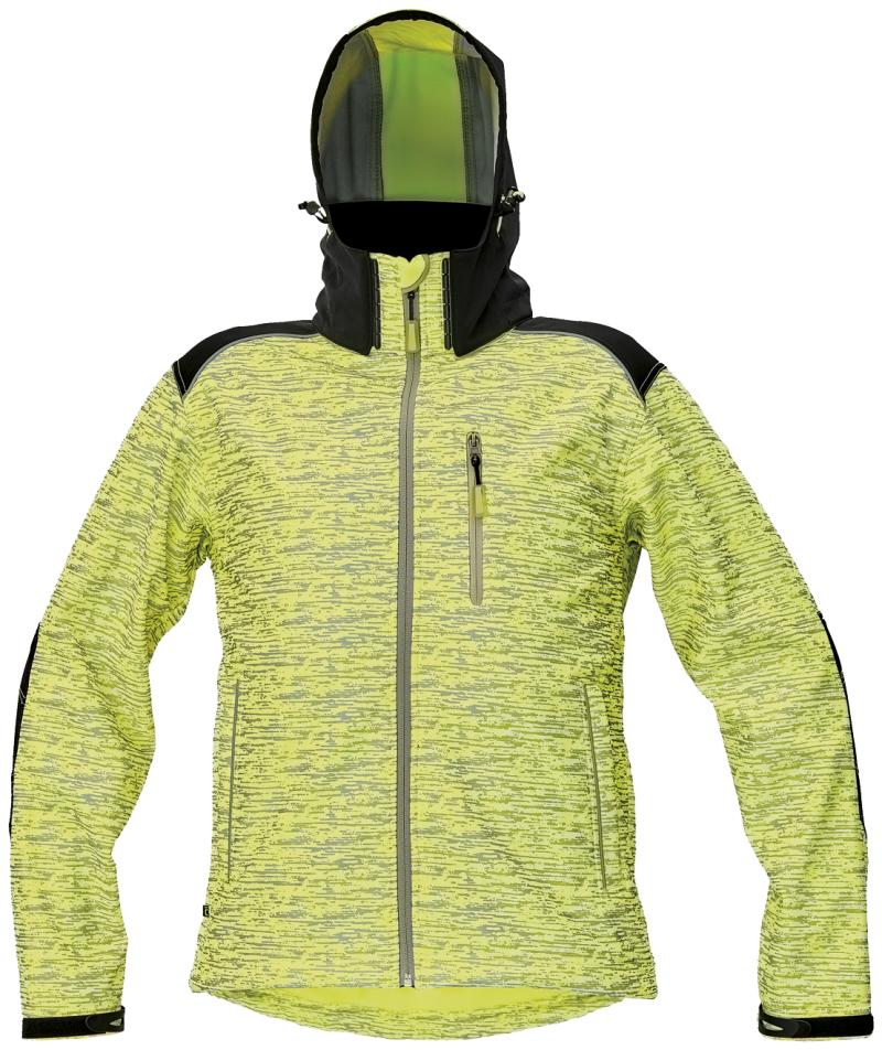Knoxfield softshell jakke Hi-viz gul S Cerva