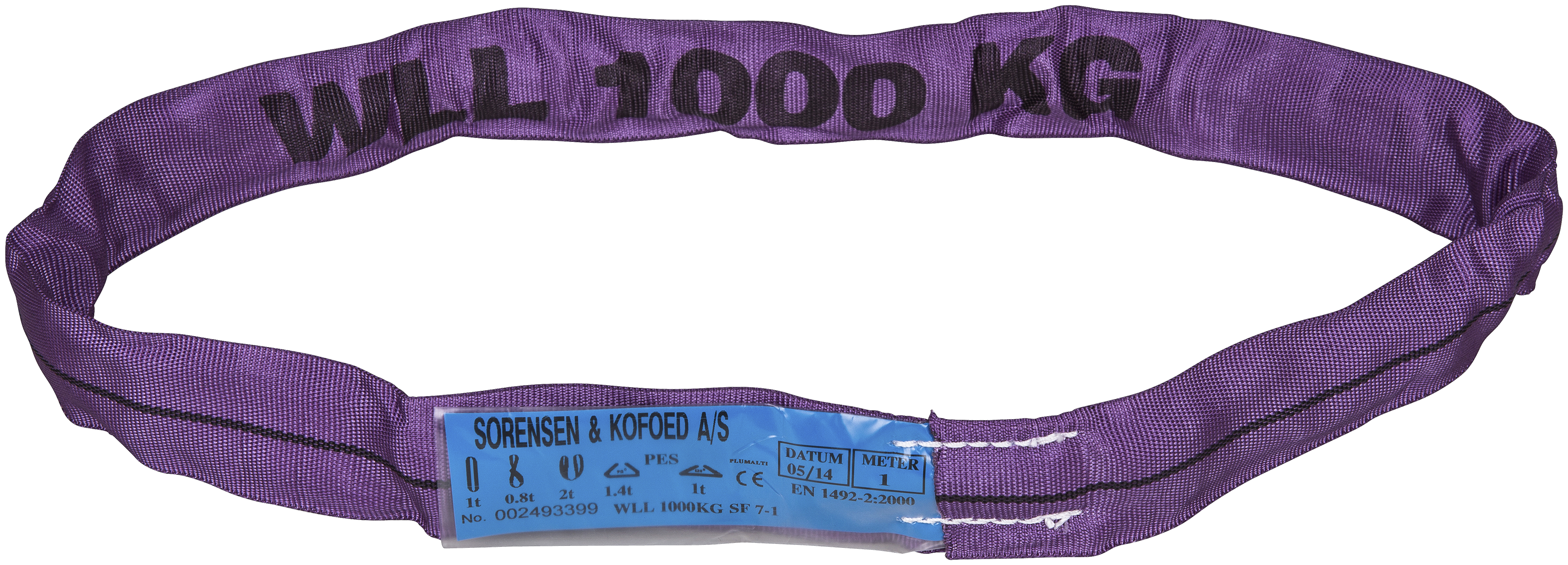 Rundsling EN 1492-2 1 ton violet 2