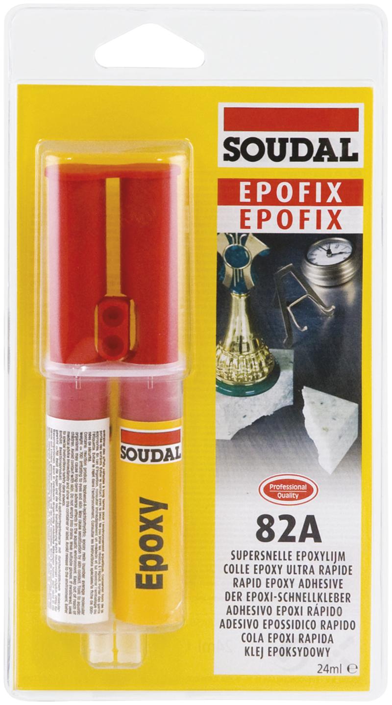 Epofix 82A 2-komponent epoxylim 24ml Soudal