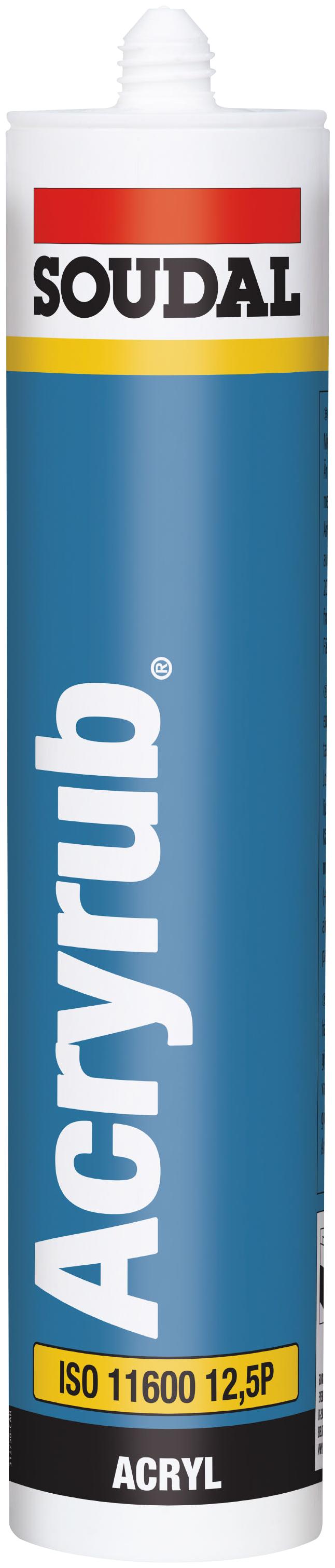 Acryrub akryl-fugemasse 310 ml hvid Soudal