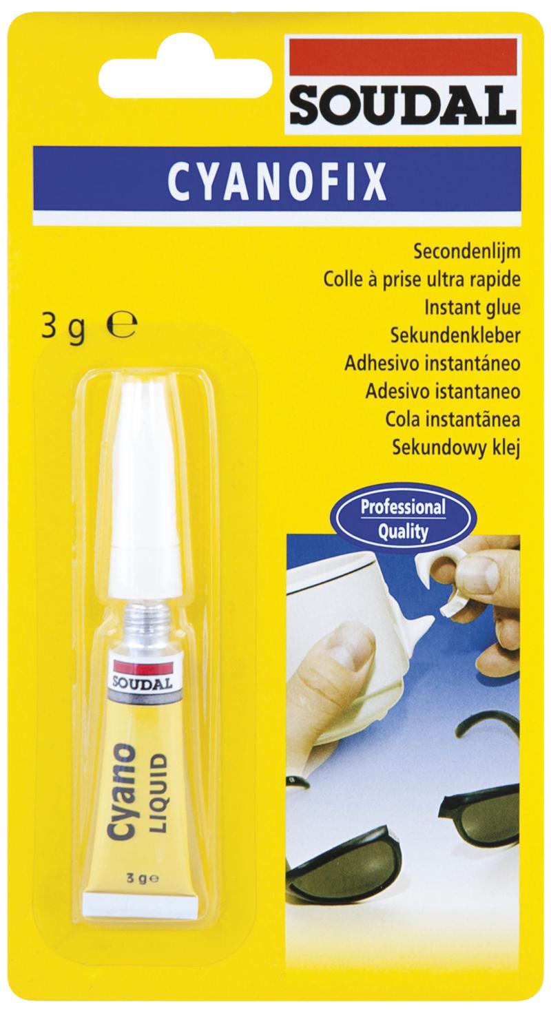 Cyanofix 84A sekundlim klar