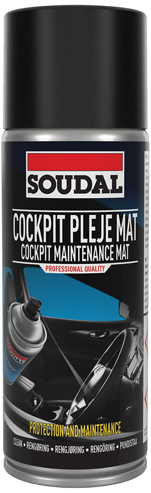 Soudal Cockpitpleje mat spray 400ml Soudal