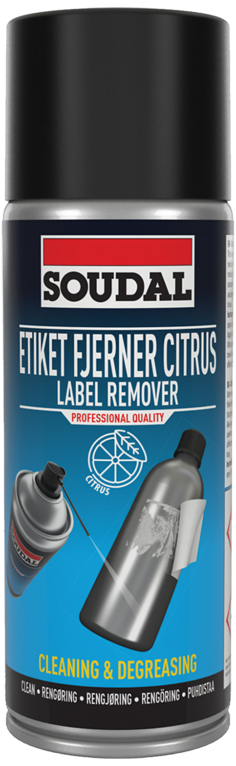 Soudal Etiketfjerner Citrus spray 400ml Soudal
