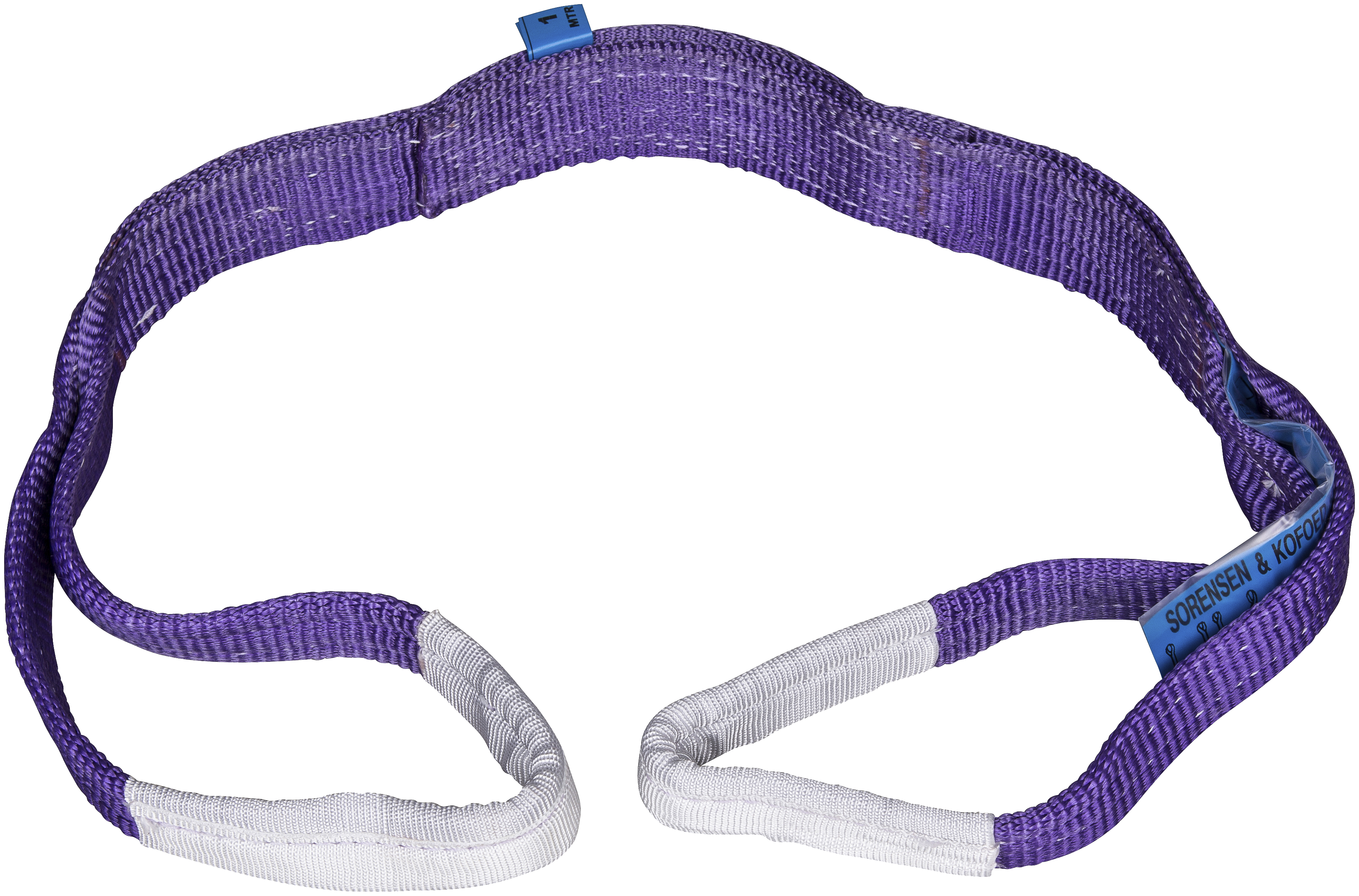 Båndstrop EN 1492-1 1 ton violet 50mmÃ8m SKDK