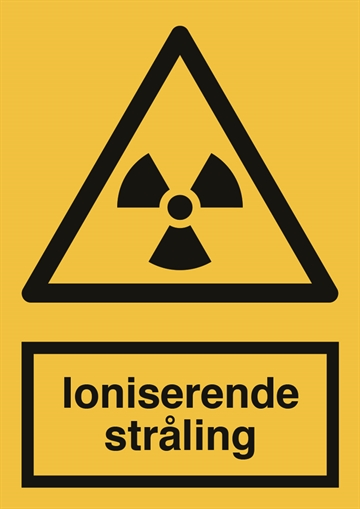 SKILT - Ioniserende stråling