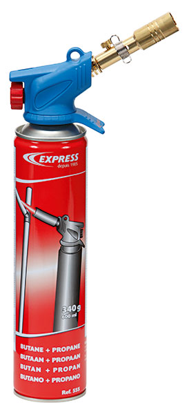 EXPRESS brænder kit UDEN piezo brænder 3542 + gas 555 Express