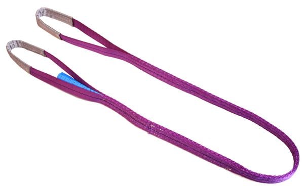 BATO Båndstrop WLL 2-øje 1 ton x 1m. Violet. Bato