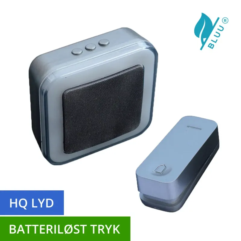 TREND Dørklokker PREMIUM BLUU1 - Koksgrå - batt TREND