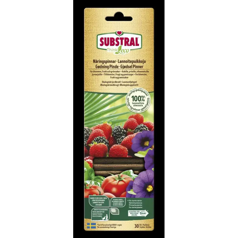 Substral Næringspinde - Think Eco 30 Stk Substral
