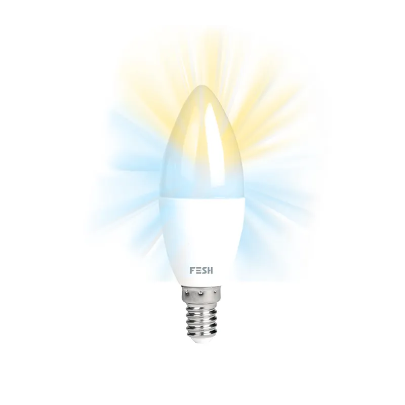 FESH Smart Home LED Kertepære  - Kold/varm E14 5w Ø 37 FESH