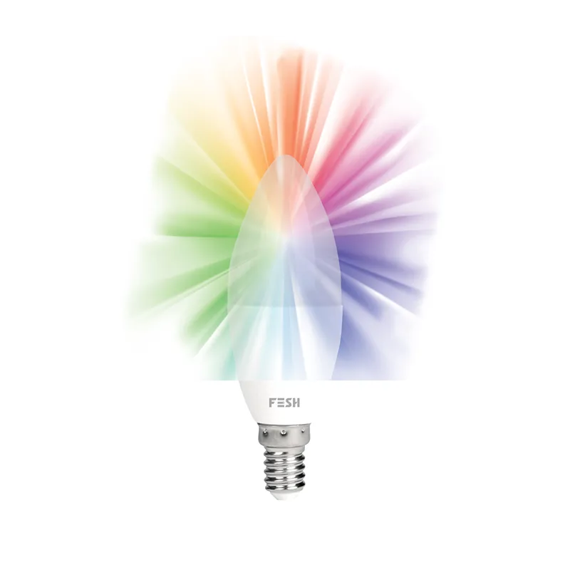 FESH Smart Home LED Kertepære  - Multicolor E14 5w Ø 37 FESH