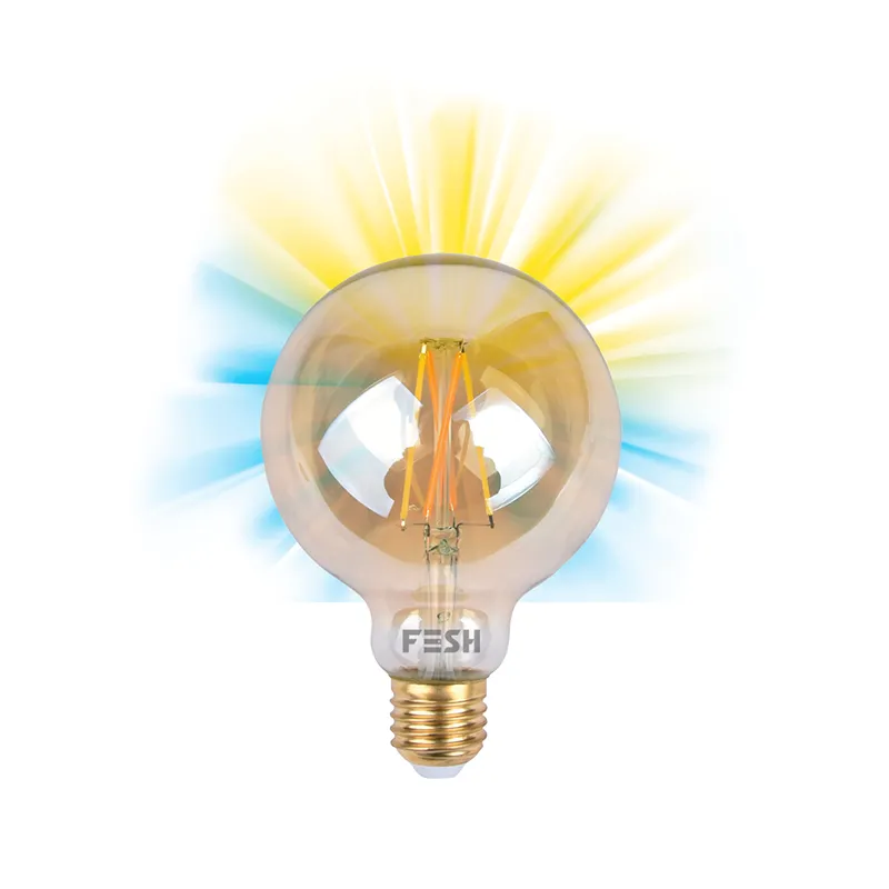 FESH Smart Home LED Pære   - Kold/varm Deko E27 5