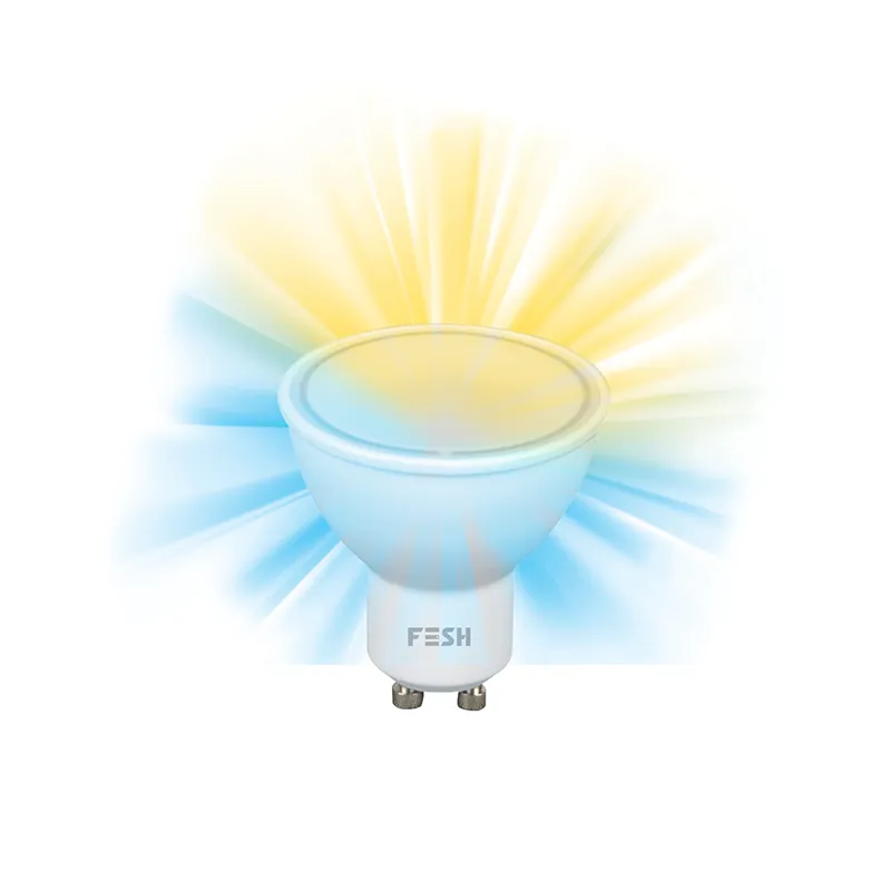 FESH Smart Home LED Spot  - Kold/varm Gu10 5w Ø 50 FESH