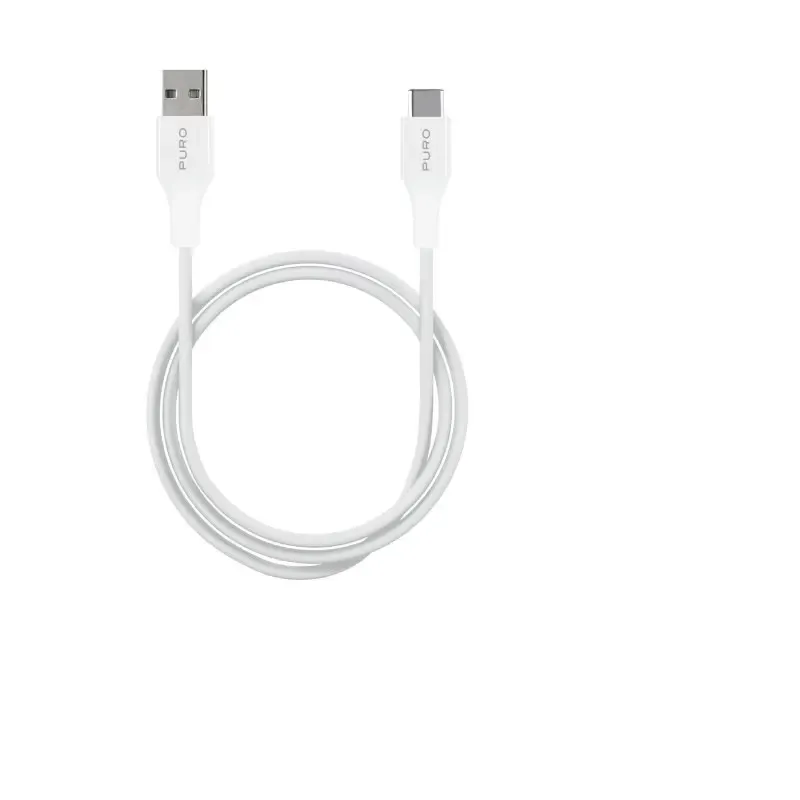 Puro Usb-a - Usb-c Cable 1m Hvid Aurora