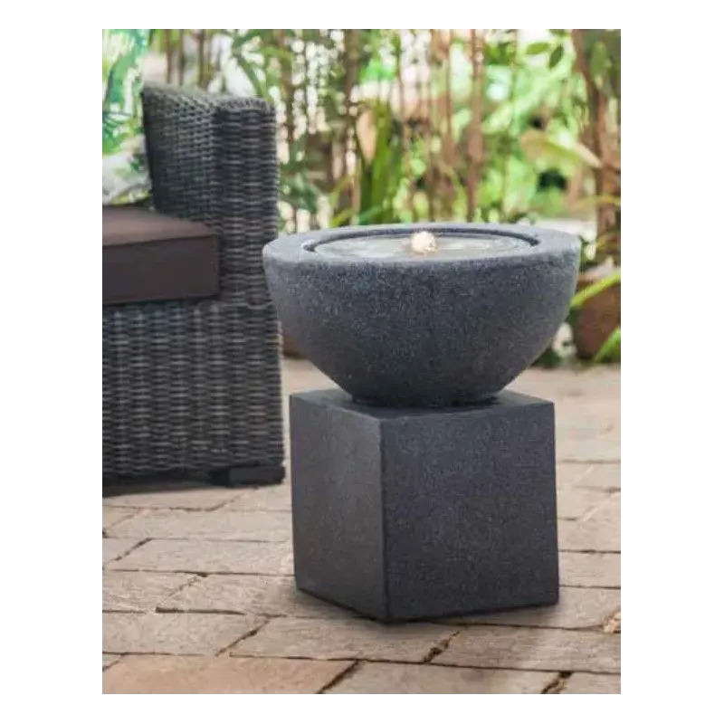Garden fountain base "Cube"