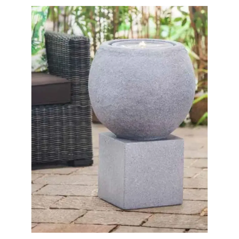 Garden fountain base "Cube"
