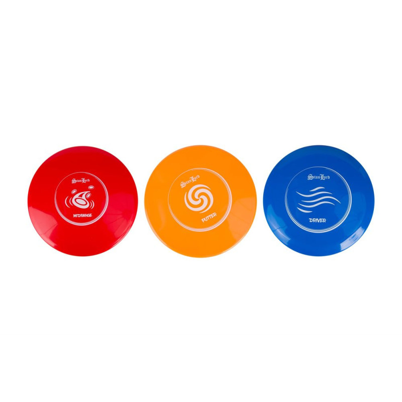 Stanlord Disc Golf sæt - 3 forskellige diske Stanlord
