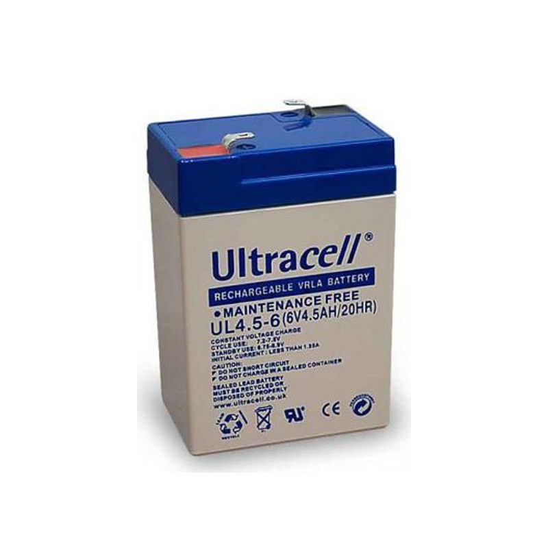 Ultracell batteri 6V - 4