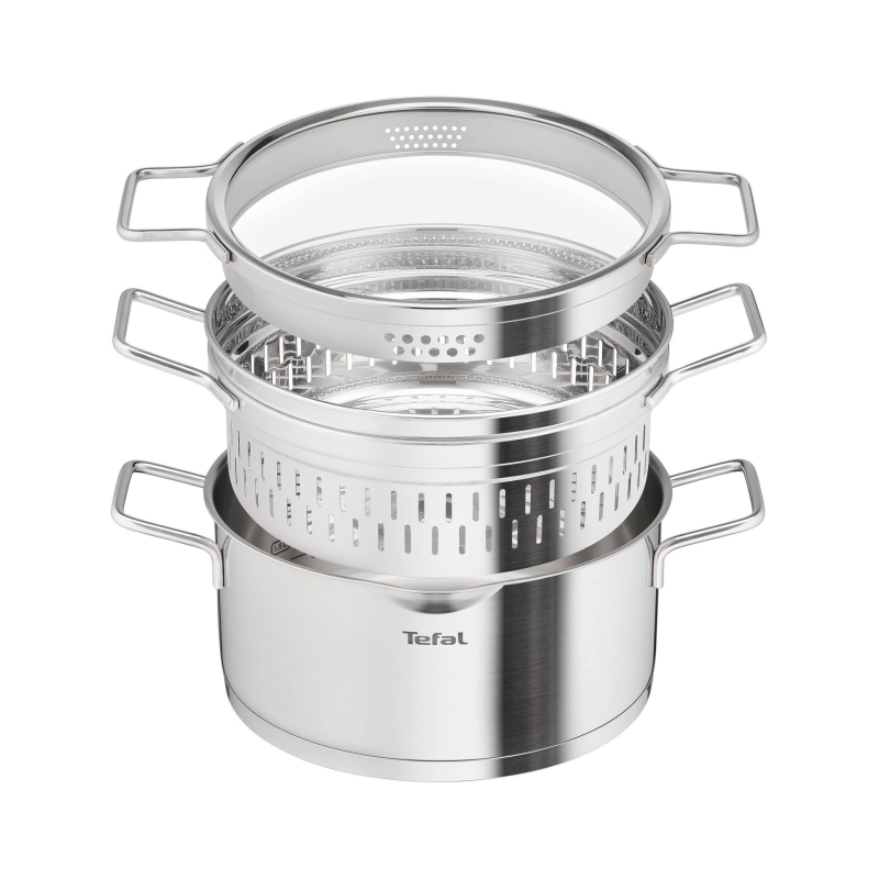 Tefal Steam pot Ø24 cm Gryde med dampindsats Tefal