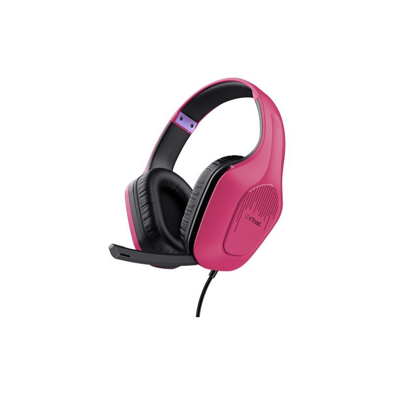 TRUST GXT415P ZIROX HEADSET - PINK Headset Trust