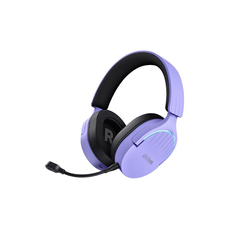 TRUST GXT491P FAYZO WIRELESS HEADSET - PURPLE Headset Trust