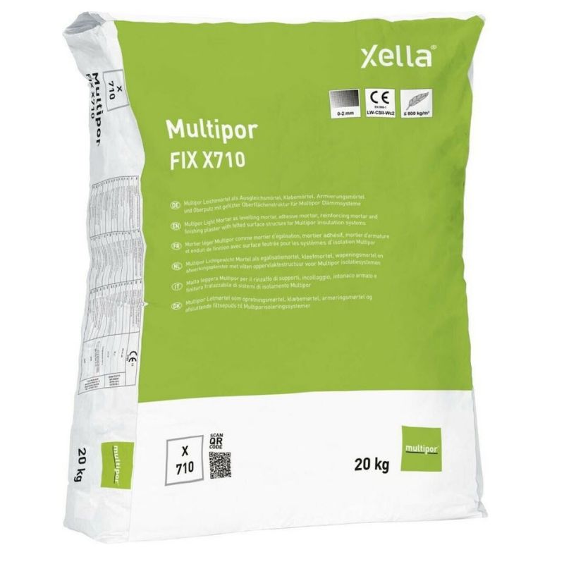 Multipor Letmørtel 20 Kg Klæber Xella