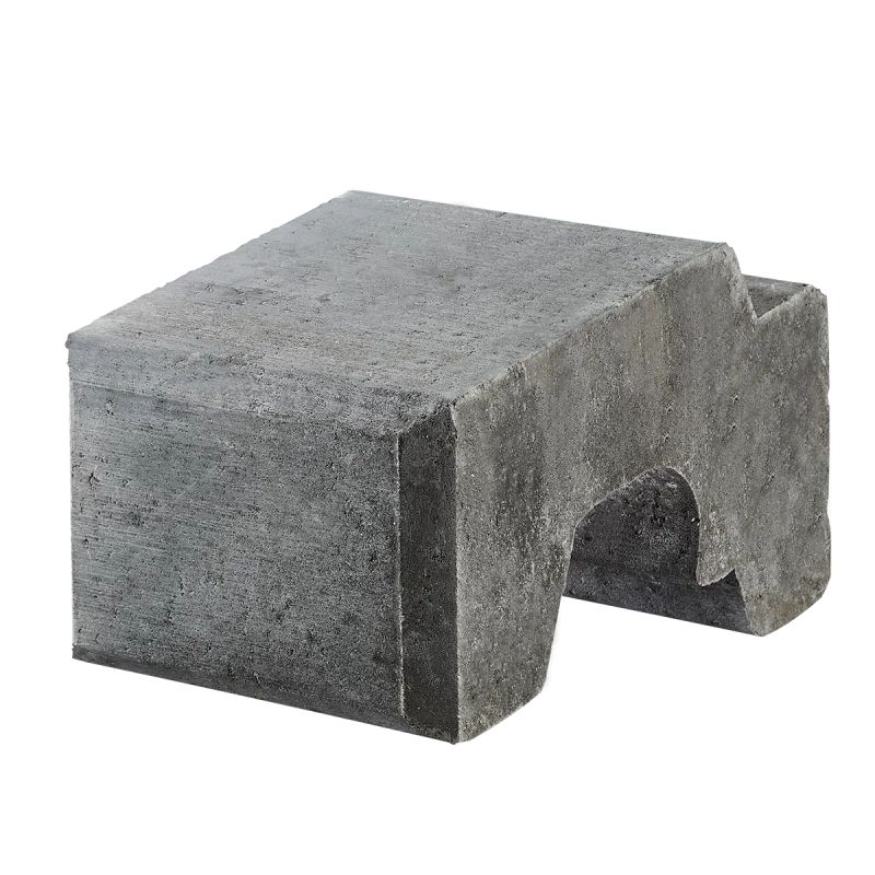 IBF Danblokke Normal - Sort/antracit 17x25x33cm IBF