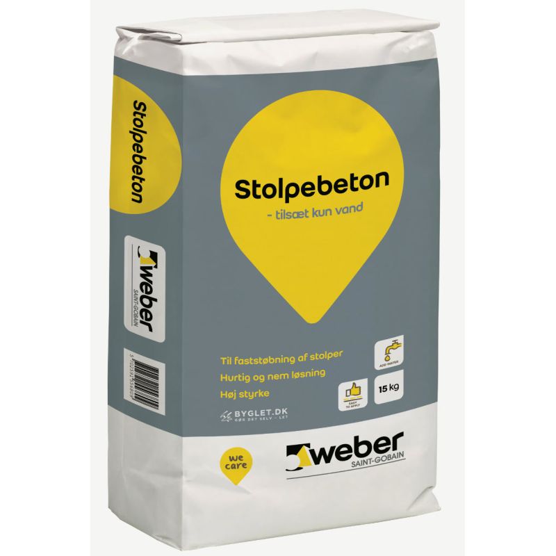 Weber Stolpebeton  15kg Saint-Gobain Weber A/S